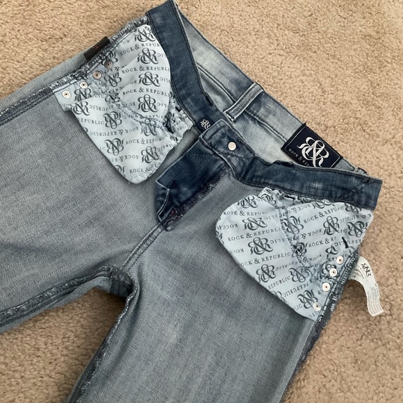 💸NWOT Rock & Republic Blue Jeans size 4M Super cute - Picture 4 of 8
